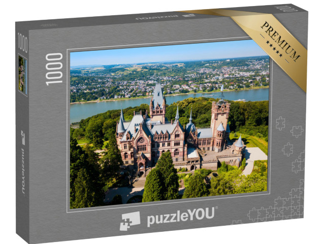 Puzzle 1000 Teile „Schloss Drachenburg nahe Bonn in Königswinter am Rhein, Deutschland“