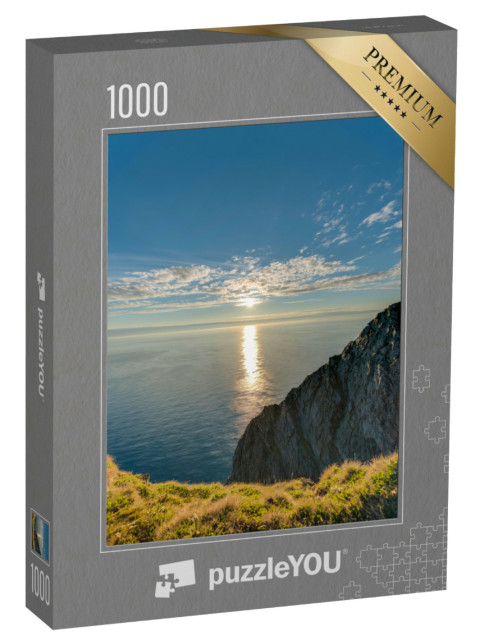 Puzzle 1000 Teile „Blick vom Nordkap an der Nordküste der Insel Mageroya in Nordnorwegen“