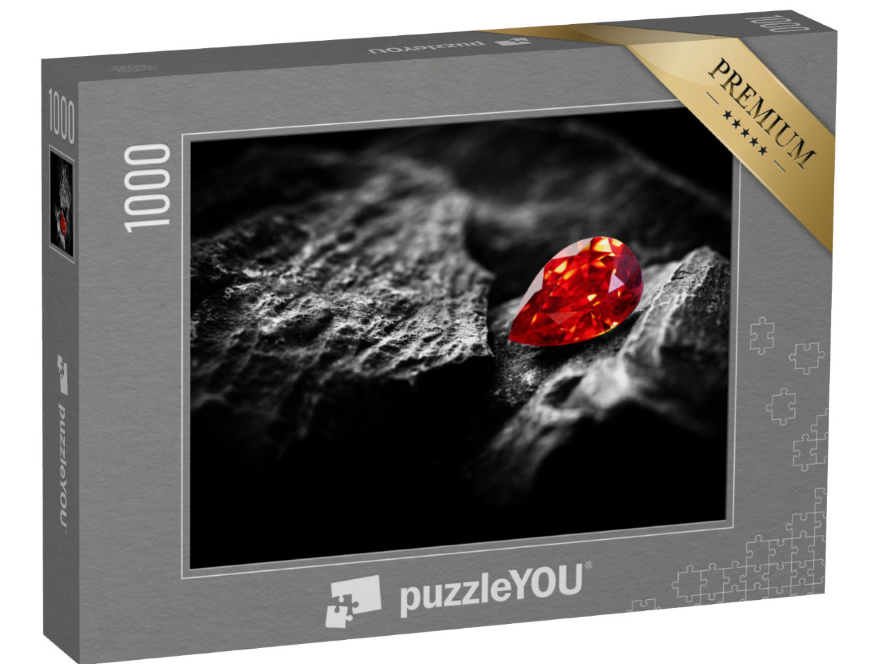 Puzzle 1000 Teile „Roter Rubin“