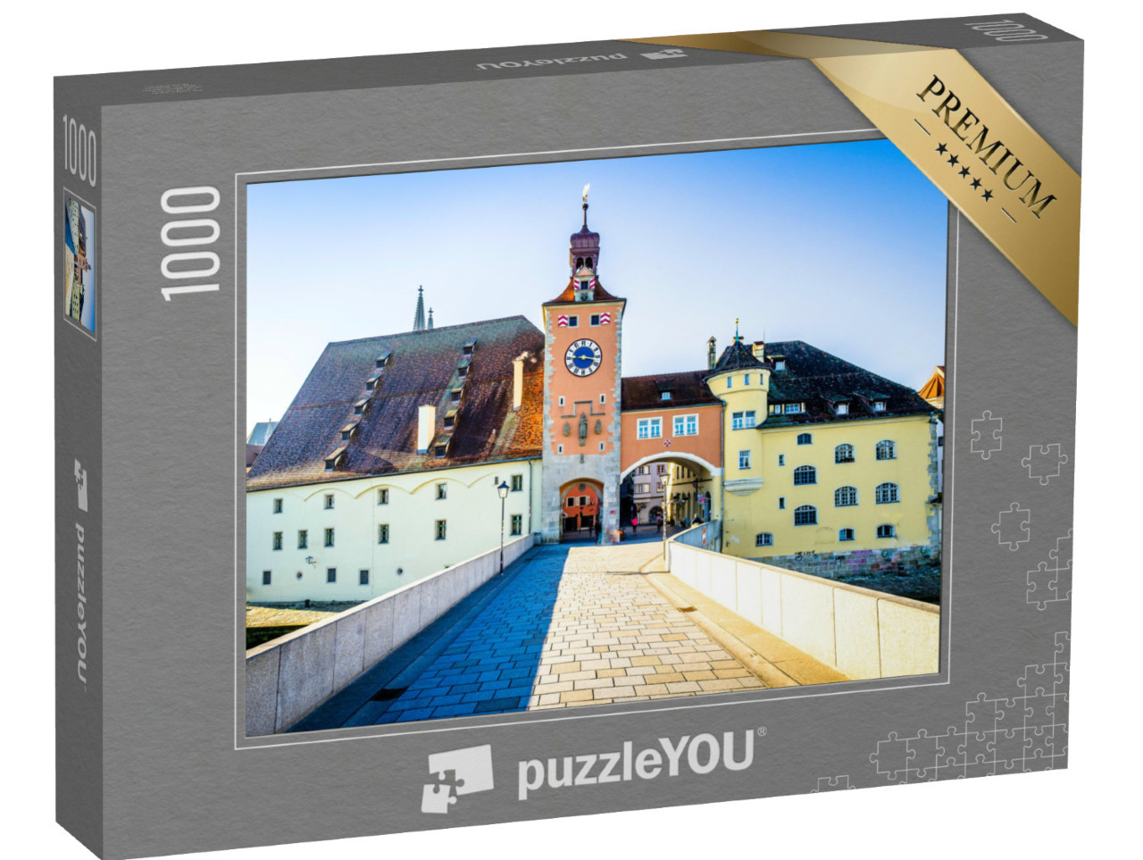 Puzzle 1000 Teile „Altstadt von Regenburg in Bayern, Deutschland“
