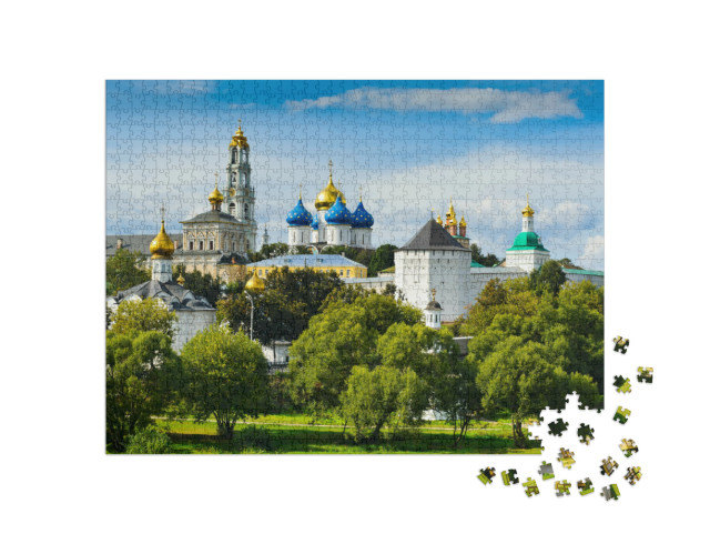 Puzzle 1000 Teile „Sergius-Lawra in Sergiev Posad, Russland“