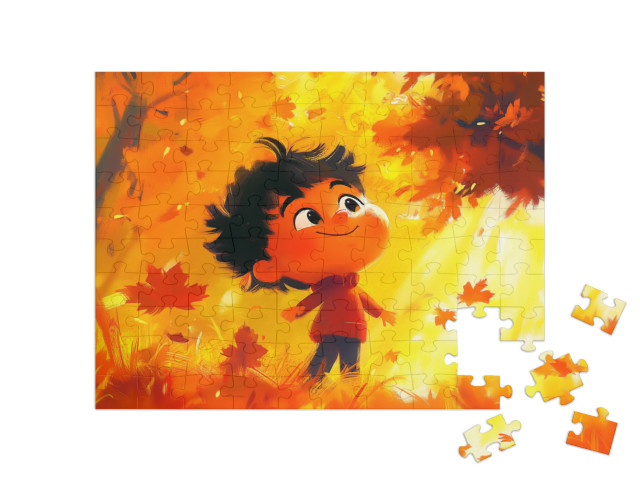 Puzzle 100 Teile „Die goldene Stunde“