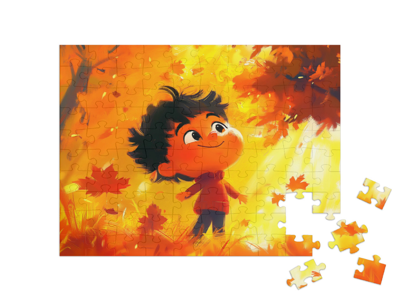 Puzzle 100 Teile „Die goldene Stunde“
