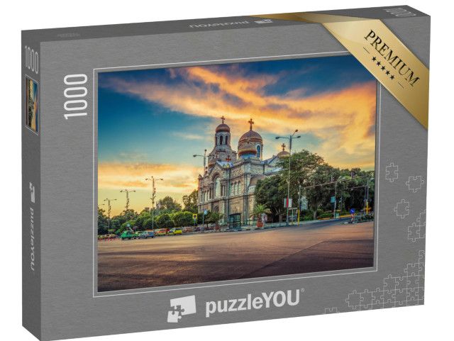 Puzzle 1000 Teile „Die Kathedrale der Mariä Himmelfahrt in Varna“