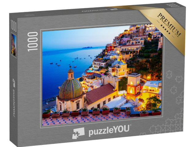 Puzzle 1000 Teile „Positano, Amalfiküste, Kampanien, Sorrent, Italien“