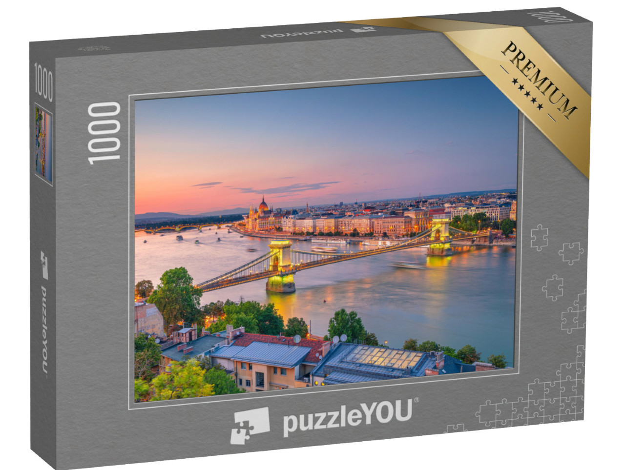 Puzzle 1000 Teile „Budapest an der Donau“