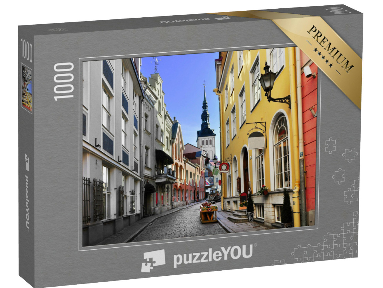 Puzzle 1000 Teile „Malerische Altstadt von Tallinn, Estland“