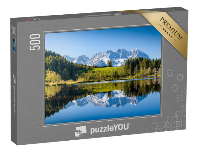 Puzzle 500 Teile „Idyllische Alpenlandschaft“