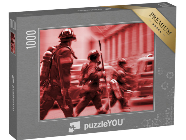Puzzle 1000 Teile „Feuerwehrmänner“