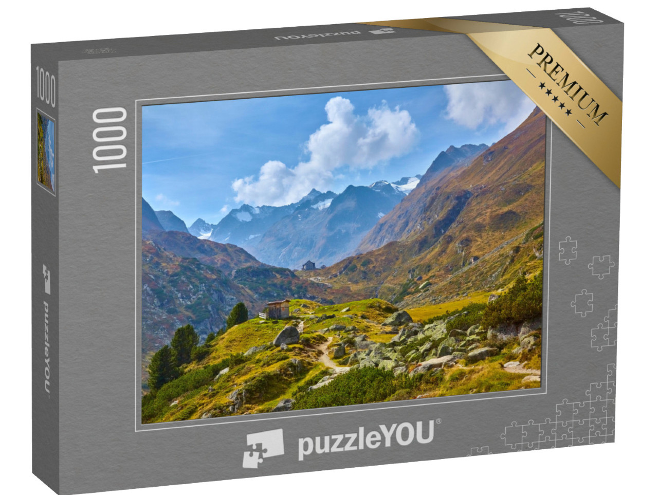 Puzzle 1000 Teile „Wandern im Stubaital in Österreich“