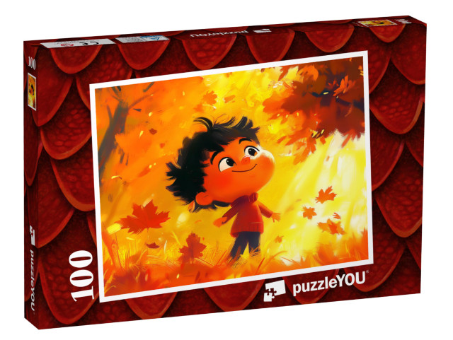 Puzzle 100 Teile „Die goldene Stunde“