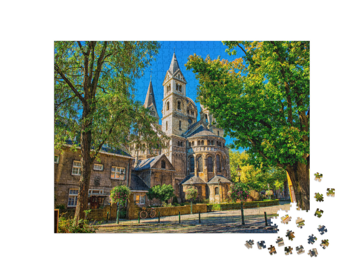 Puzzle 1000 Teile „Münster in Roermond, Niederlande“