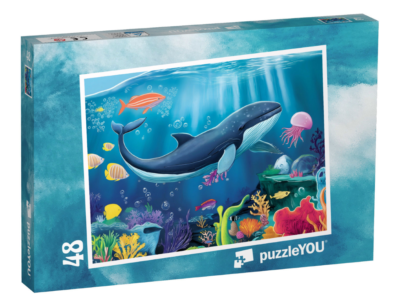 Puzzle 48 Teile „Abenteuer in der Unterwasserwelt“