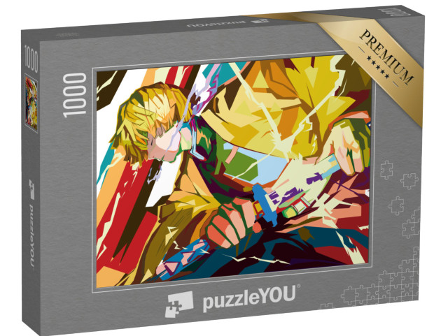 Puzzle 1000 Teile „Pop-Art-Anime kimetsu no yaiba“