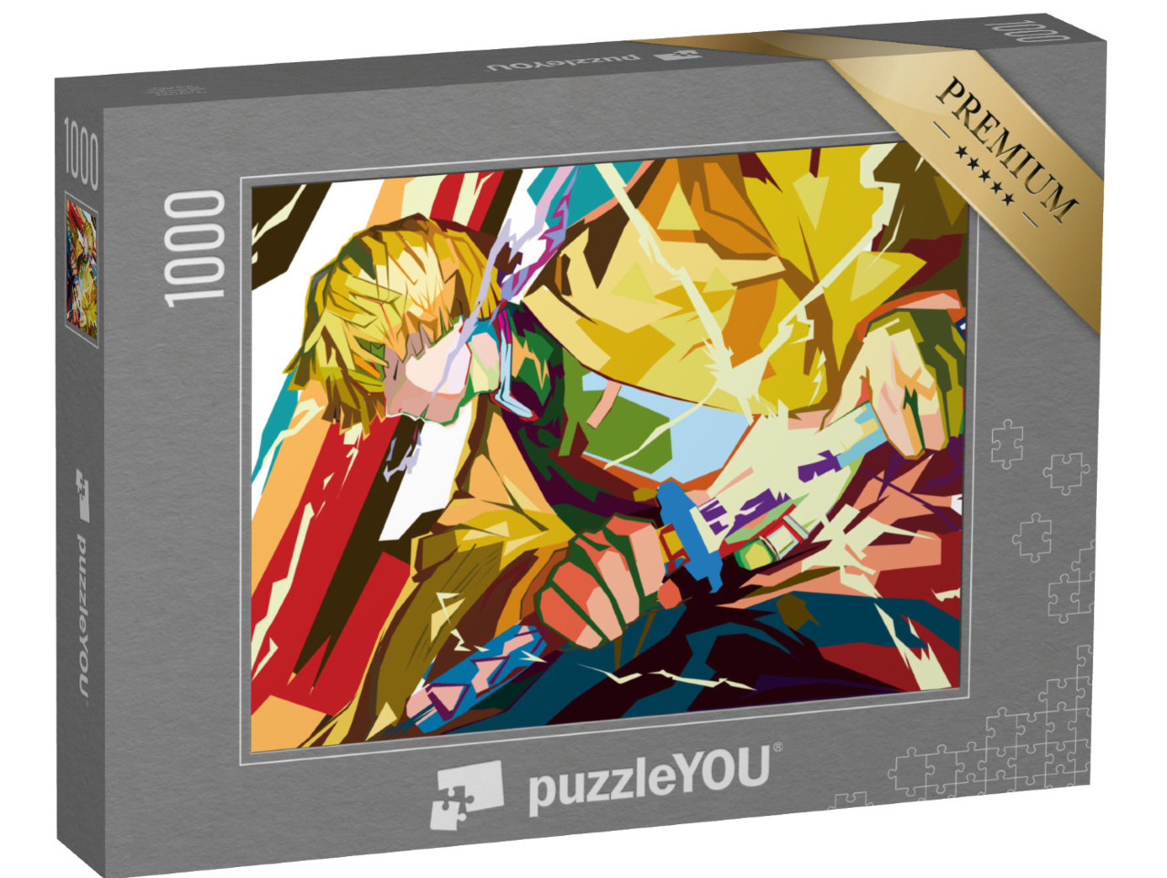 Puzzle 1000 Teile „Pop-Art-Anime kimetsu no yaiba“