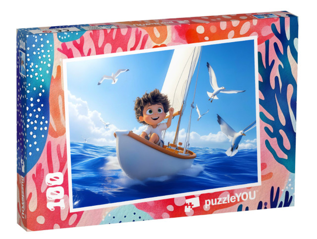 Puzzle 100 Teile „Auf Entdeckungsreise“