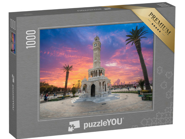 Puzzle 1000 Teile „Konak-Platz mit alten Uhrenturm, Izmir, Türkei“