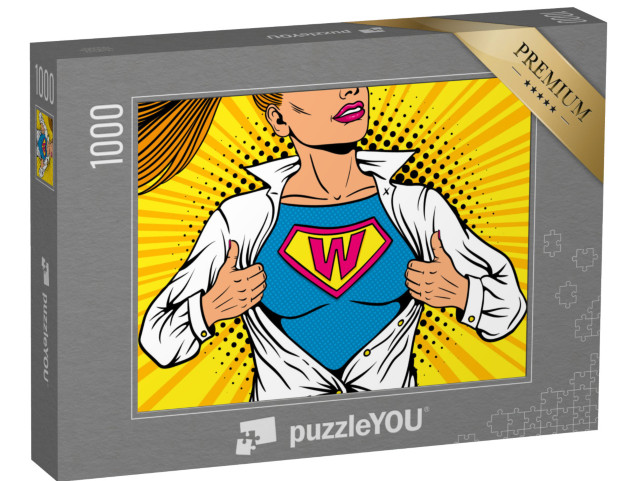 Puzzle 1000 Teile „Pop-Art: weibliche Superhelden“