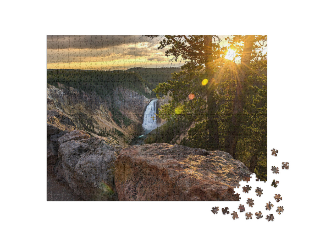 Puzzle 1000 Teile „Yellowstone National Park, USA“