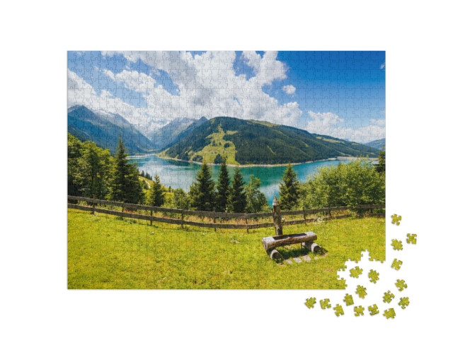 Puzzle 1000 Teile „Durlassboden-Stausee, Gemeinde Gerlos im Zillertal“