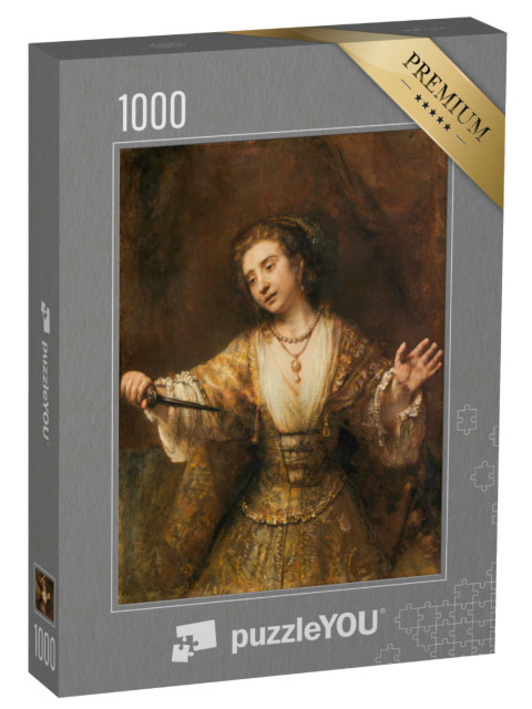 Puzzle 1000 Teile „Rembrandt - Lukrezia“
