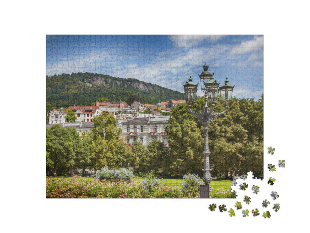 Puzzle 1000 Teile „Sommerlandschaft in Baden Baden, Deutschland“