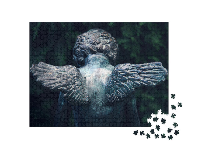 Puzzle 1000 Teile „Baby-Engel mit kleinen Flügeln“