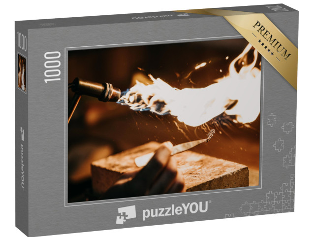 Puzzle 1000 Teile „Goldschmiederei, ein Kunsthandwerk“