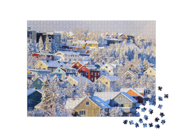 Puzzle 1000 Teile „Winterliches Tromso, Norwegen“