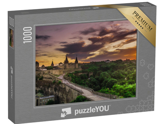 Puzzle 1000 Teile „Festung Kamyanets-Podilskiy, Ukraine.“