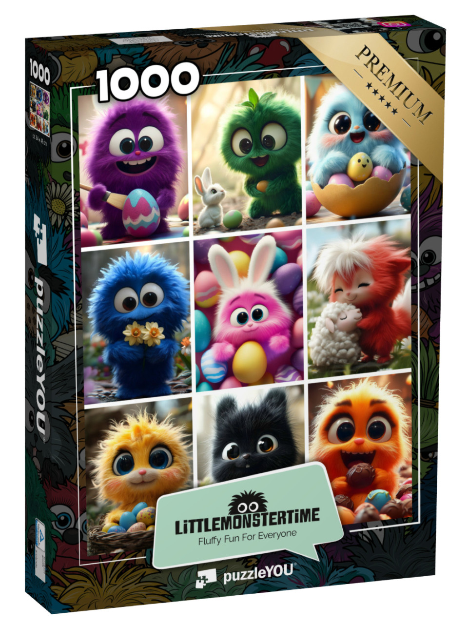 Puzzle 1000 Teile „LITTLEMONSTERTIME: Oster Collage“