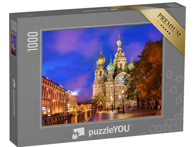 Puzzle 1000 Teile „Kirche der Auferstehung Christi, St. Petersburg, Russland“