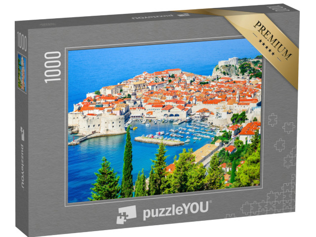 Puzzle 1000 Teile „Wunderschönes Dubrovnik an der Adria in Kroatien“