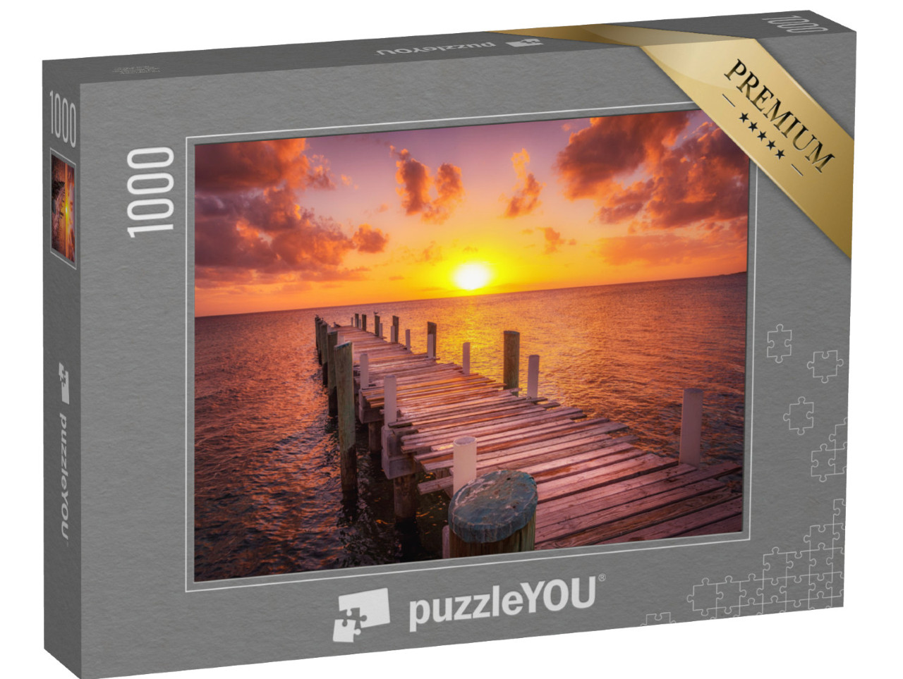 Puzzle 1000 Teile „Fischerdock in Eleuthera auf den Bahamas“