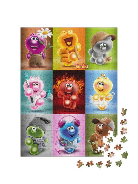 Puzzle 500 Teile „Gelini Collage“