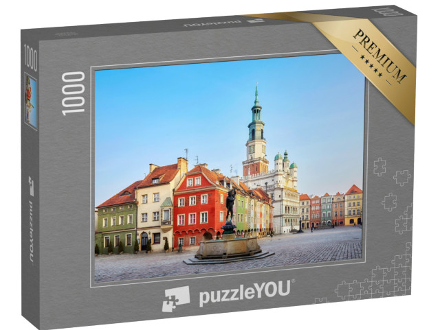 Puzzle 1000 Teile „Hauptplatz in der Altstadt von Poznan, Polen.“