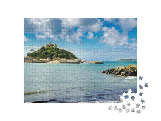 Puzzle 1000 Teile „St. Michael's Mount in Cornwall, England“