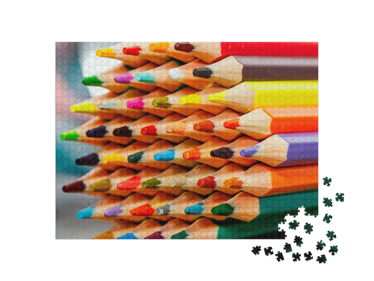 Puzzle 1000 Teile „Buntstifte“