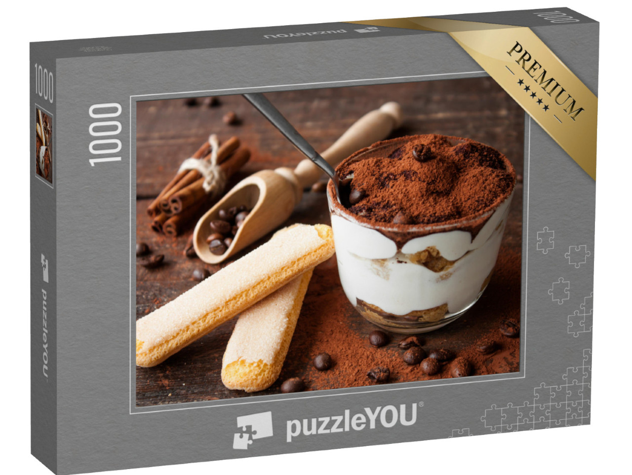 Puzzle 1000 Teile „Frisches hausgemachtes Tiramisu“