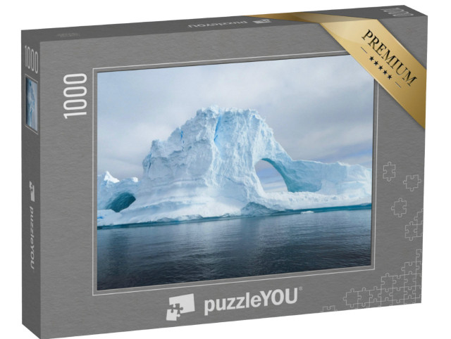 Puzzle 1000 Teile „Gletscher und Eisberge der Antarktis: Süden der Erde“