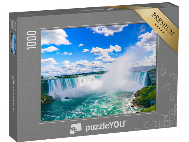 Puzzle 1000 Teile „Die beeindruckenden Niagarafälle sind für ihre Schönheit bekannt“