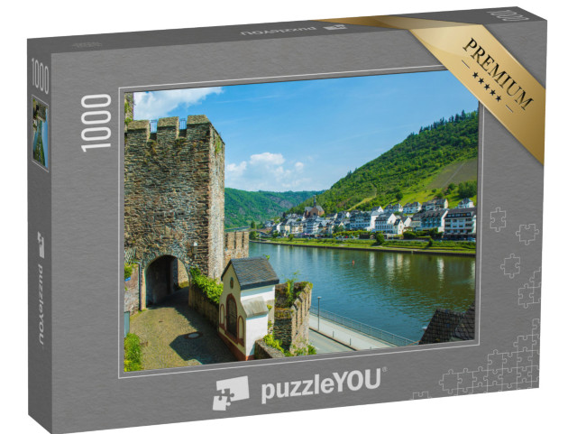 Puzzle 1000 Teile „Malerische Stadt Cochem an der Mosel in Rheinland-Pfalz, Deutschland“