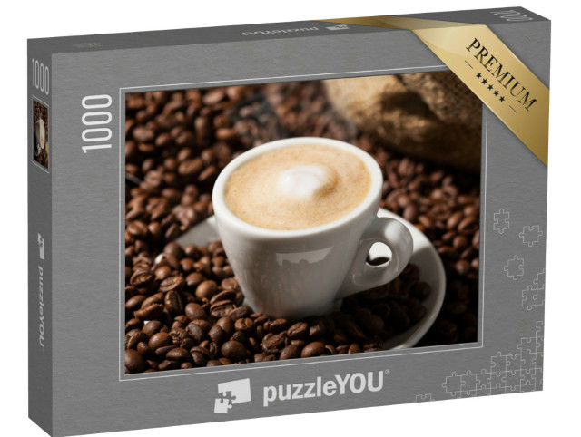 Puzzle 1000 Teile „Cappuccino, frisch aufgebrüht“