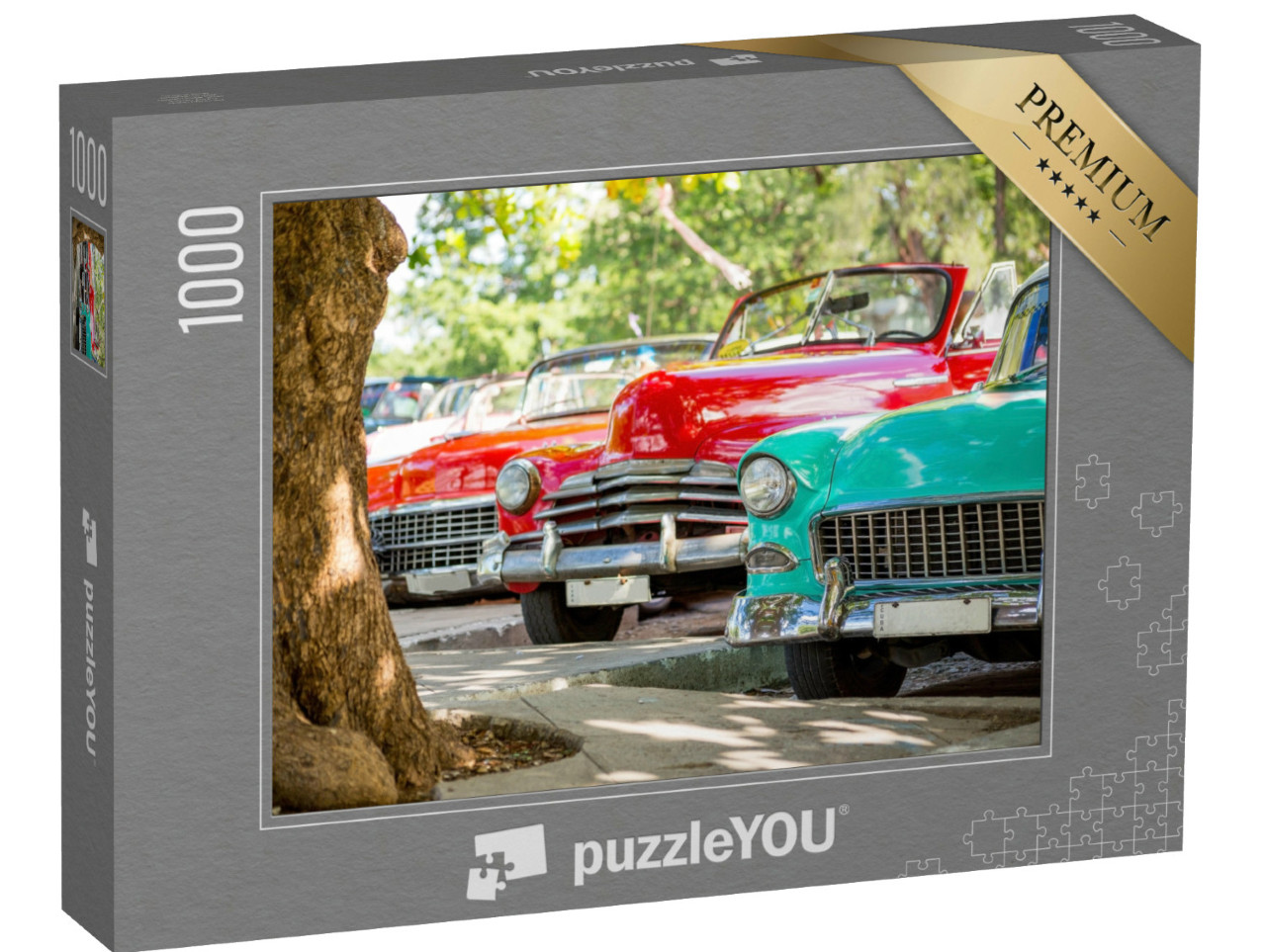 Puzzle 1000 Teile „Klassische Oldtimer in Havanna, Kuba“