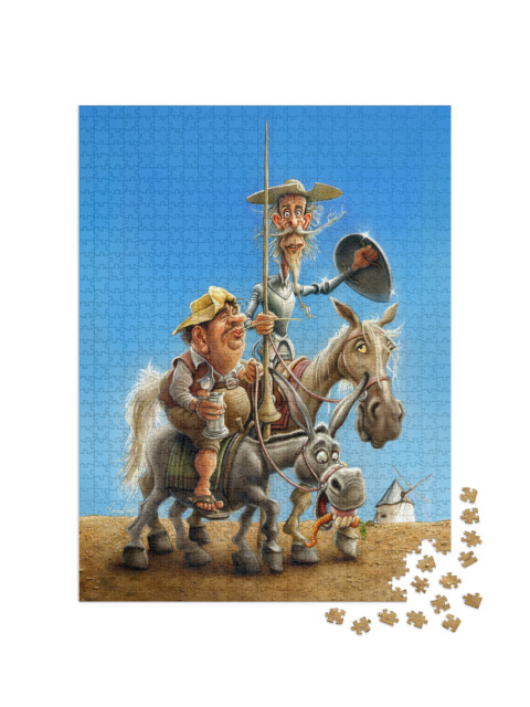 Puzzle 1000 Teile „Don Quijote“