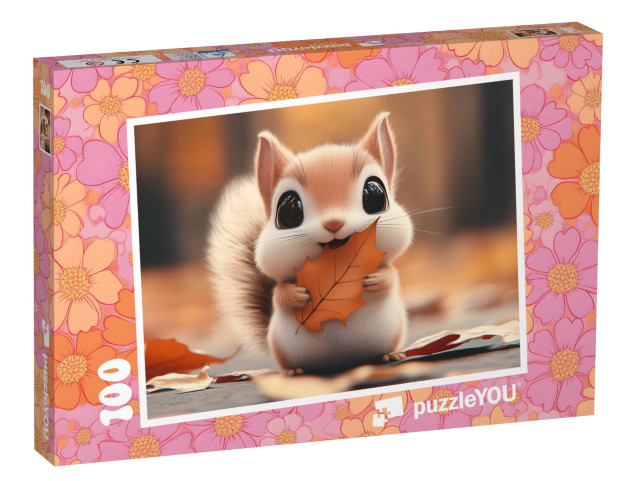 Puzzle 100 Teile „Nutty das niedlichste aller Hörnchen“