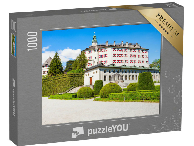 Puzzle 1000 Teile „Schloss Ambras Innsbruck, Tirol, Österreich“