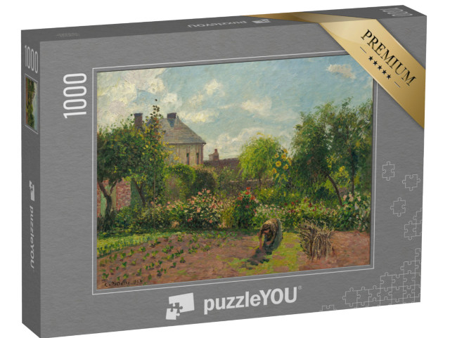 Puzzle 1000 Teile „Camille Pissarro - Der Garten des Künstlers in Eragny“