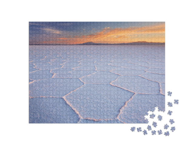 Puzzle 1000 Teile „Der größte Salzsee der Welt: Salar de Uyuni in Bolivien“