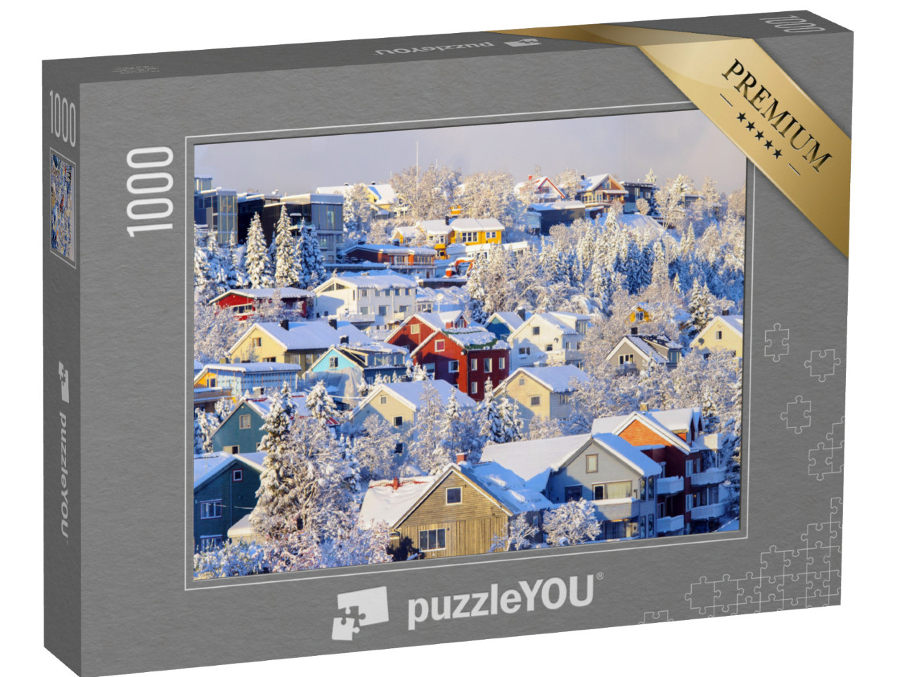 Puzzle 1000 Teile „Winterliches Tromso, Norwegen“